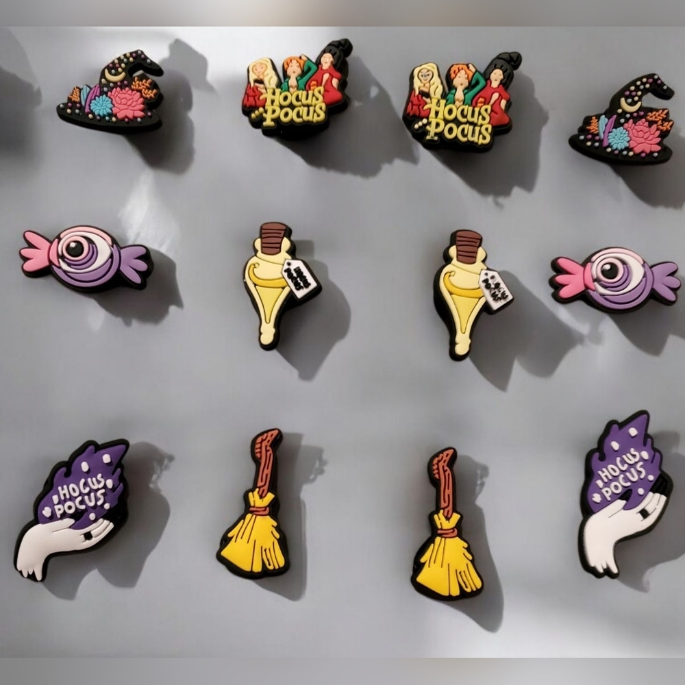 Sanderson Sisters Hocus Pocus Witch Hat Croc Charms 12pc Set